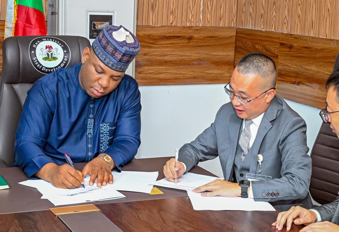 FG SIGNS STRATEGIC AGREEMENT WITH CHINESE FIRM TO BOOST LOCAL STEEL PRODUCTION. ABUJA, 28TH OCTOBER, 2025.