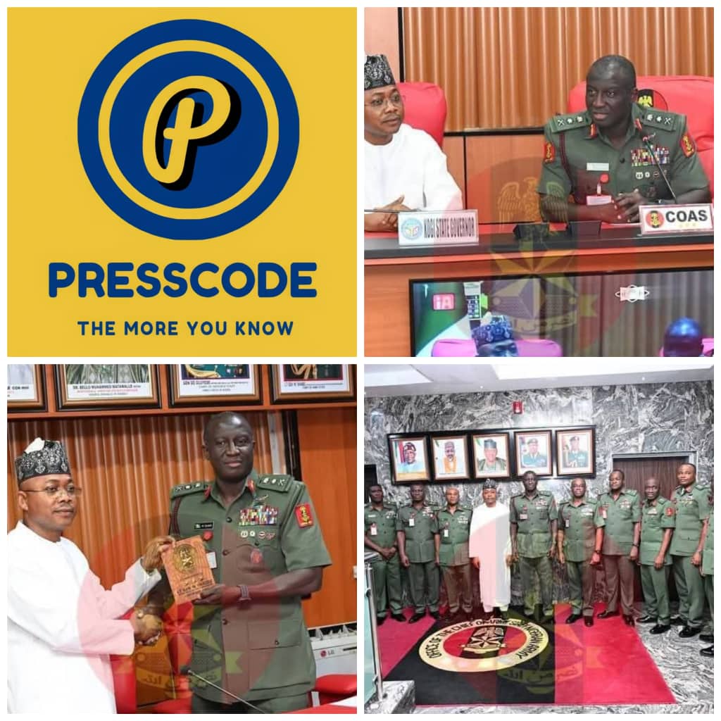 COAS PLEDGES INTENSIFIED ACTION AGAINST CRIMINAL ELEMENTS DURING VISIT OF KOGI GOVERNOR ODODO